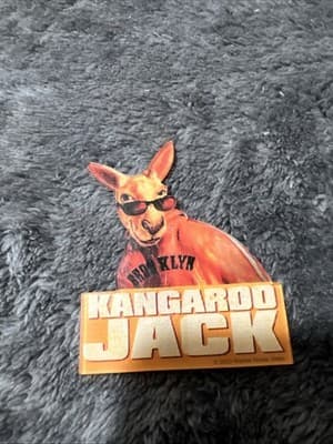 This Is A Vintage Kangaroo Jack Movie Promotional Magnet From USA. - Thumbnail 3