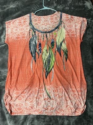 Women's Blouse One Size Fits Most by Blossom by P. Women's Top Blouse New - Thumbnail 13