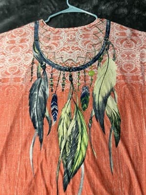 Women's Blouse One Size Fits Most by Blossom by P. Women's Top Blouse New - Thumbnail 15