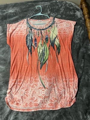 Women's Blouse One Size Fits Most by Blossom by P. Women's Top Blouse New - Thumbnail 11