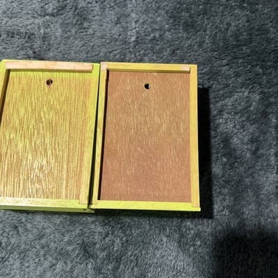 Two Modern Decorative Boxes Containing Dried Orange Flowers and Seed Pods. New - Thumbnail 7