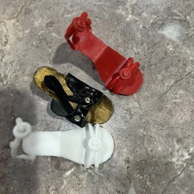 Collection of Three Pairs of Fashion Doll Shoes. Fits 18" - Thumbnail 4