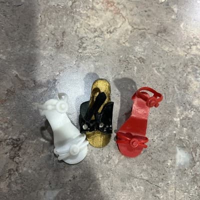 Collection of Three Pairs of Fashion Doll Shoes. Fits 18" - Thumbnail 2
