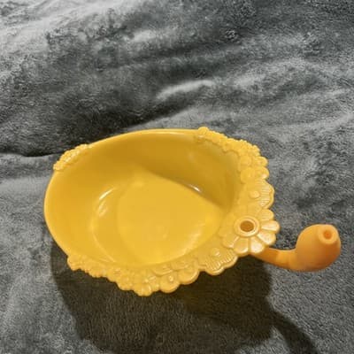 Baby Doll’s Bathtub with Floral Trim. Made In USA 1969 Vintage - Thumbnail 5