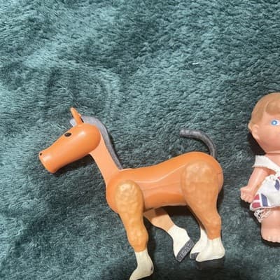 A Lot of 8 Vintage Plastic L'Il Babies Dolls and Accessories. Made In Japan Rare - Thumbnail 16