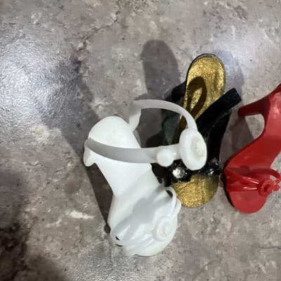 Collection of Three Pairs of Fashion Doll Shoes. Fits 18" - Thumbnail 8