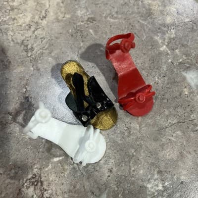 Collection of Three Pairs of Fashion Doll Shoes. Fits 18" - Thumbnail 3