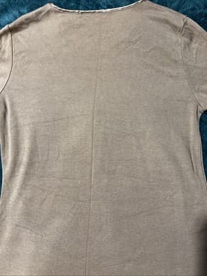 Worthington Women's Short Sleeve Top Brown, Stretch, Size Large. - Thumbnail 6