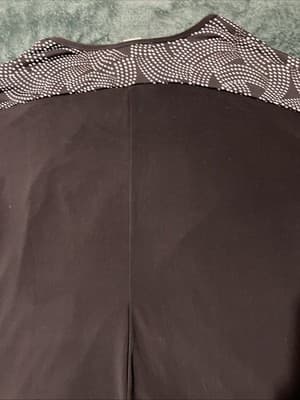 Vintage Susie Women's Top Blouse Size XL Polka Dot Short Sleeve Black White - Thumbnail 7