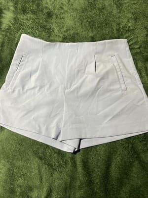 A New Day Women's High Rise Utility Stretch Shorts, Lavender, Size 14 - Thumbnail 3
