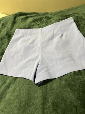 A New Day Women's High Rise Utility Stretch Shorts, Lavender, Size 14 - Thumbnail 4