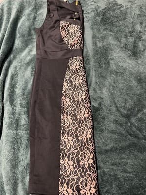 Melrose Social Women’s Black Dress Size L Sleeveless Size 16 New - Thumbnail 8