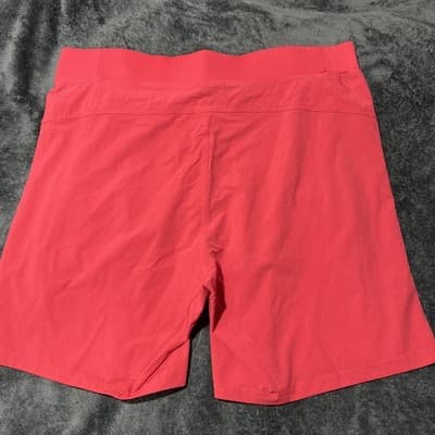 Kyodan Women's Medium Floral Print Athletic Workout Shorts Elastic Waist - Thumbnail 6