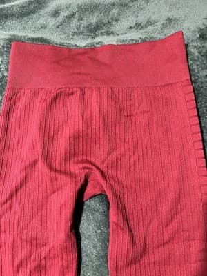 Ziya Active Burgundy Leggings Pants Size Large New Without Tags - Thumbnail 5