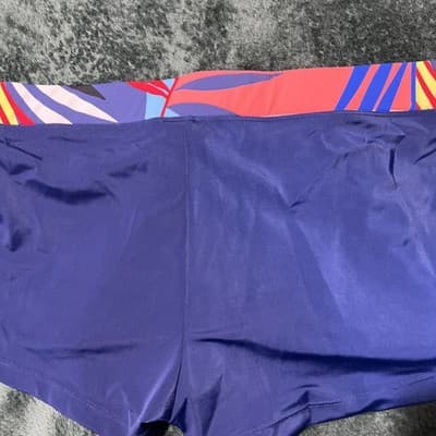Southpoint Women's Tankini Bottom Blue/White/Red/Pink Size 14 - Thumbnail 4