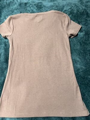 Noble Outfitters Women's Short Sleeve T-Shirt Color: Brown, Size L, Large. - Thumbnail 7