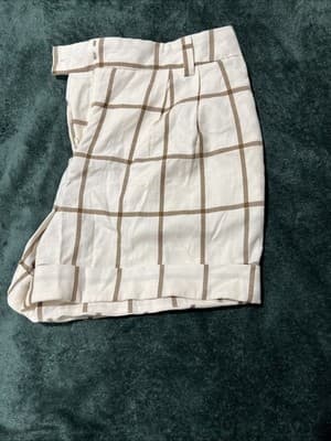 Worthington Women's Windy Plaid Size 14 Shorts Bermuda Mid Rise - Thumbnail 6