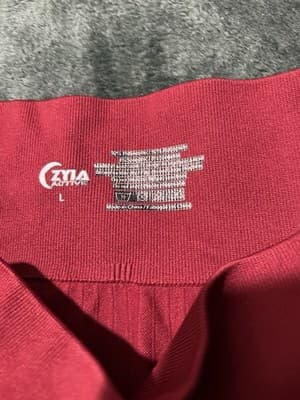 Ziya Active Burgundy Leggings Pants Size Large New Without Tags - Thumbnail 2