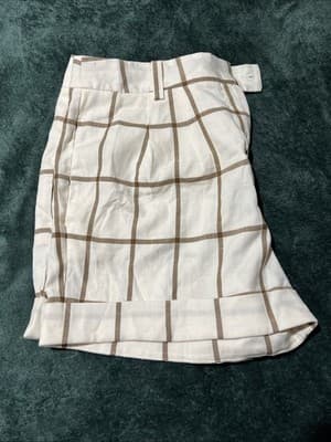 Worthington Women's Windy Plaid Size 14 Shorts Bermuda Mid Rise - Thumbnail 7