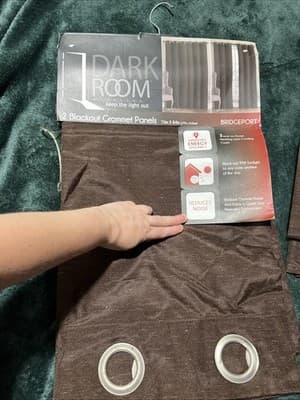 Dark Room 4 Blackout Grommet Panels 76 by 84 Inches Light Filtering Curtain Set - Thumbnail 5