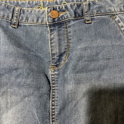 American Rag Jean Skirt Wrap Blue Denim Size 3 Medium Wash Women's Juniors - Thumbnail 3