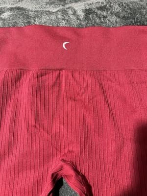 Ziya Active Burgundy Leggings Pants Size Large New Without Tags - Thumbnail 3