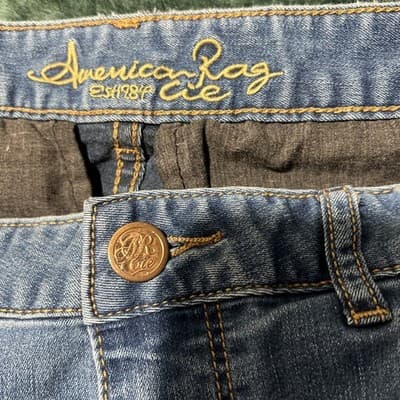 American Rag Jean Skirt Wrap Blue Denim Size 3 Medium Wash Women's Juniors - Thumbnail 7