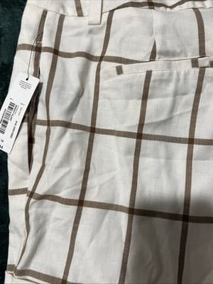 Worthington Women's Windy Plaid Size 14 Shorts Bermuda Mid Rise - Thumbnail 5