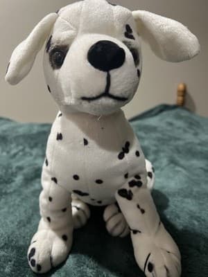 Seated Dalmatian Puppy Dog 10” Plush 1996 China Antique - Thumbnail 4