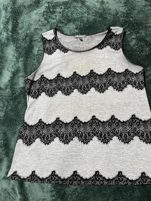 Roz & Ali Women's Sleeveless Tank Top Blouse Size XL - Thumbnail 7
