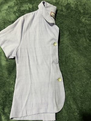 Premier International Women's Top Size Large Lilac Purple Short Sleeve - Thumbnail 8