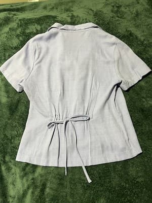 Premier International Women's Top Size Large Lilac Purple Short Sleeve - Thumbnail 7