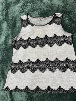 Roz & Ali Women's Sleeveless Tank Top Blouse Size XL - Thumbnail 6