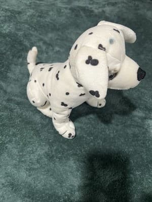 Seated Dalmatian Puppy Dog 10” Plush 1996 China Antique - Thumbnail 3