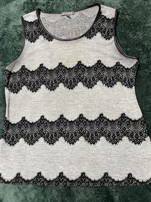 Roz & Ali Women's Sleeveless Tank Top Blouse Size XL - Thumbnail 10