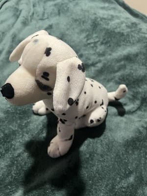 Seated Dalmatian Puppy Dog 10” Plush 1996 China Antique - Thumbnail 5