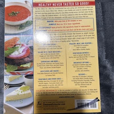 New Atkins for a New You Cookbook : 200 Simple and Delicious Low-Carb Recipes - Thumbnail 2