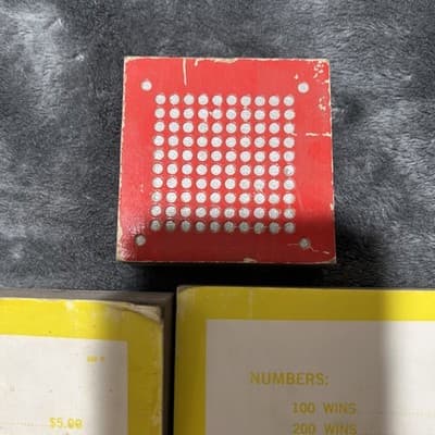 3 Rare Vintage Punch Boards Gambling Trade Stimulator Unpunched Lot Cheesecake - Thumbnail 5