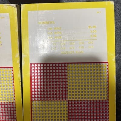 3 Rare Vintage Punch Boards Gambling Trade Stimulator Unpunched Lot Cheesecake - Thumbnail 4