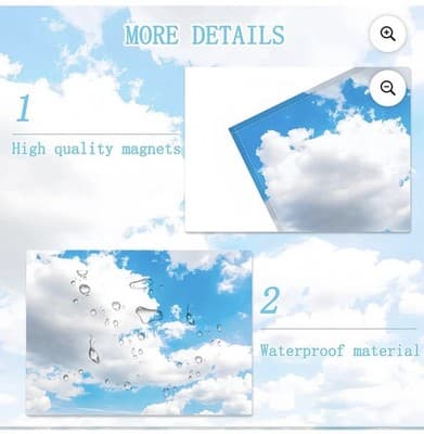 Fluorescent Light Covers - Classroom Covers for Ceiling Lights, 1 Piece 4 x 2 - Thumbnail 5