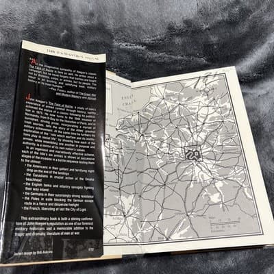 A historical book titled "Six Armies in Normandy" by John Keegan. VG - Thumbnail 4