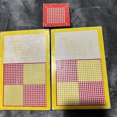 3 Rare Vintage Punch Boards Gambling Trade Stimulator Unpunched Lot Cheesecake - Thumbnail 2