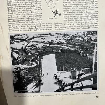 This is a 1936 Olympic Games publication, Volume 1, for the Winter Games preview - Thumbnail 5