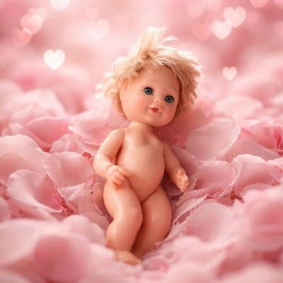 Vintage Circa 12” Baby Doll Wet & Drink Sleep Eye Blonde Rooted Hair Made In USA - Thumbnail 8