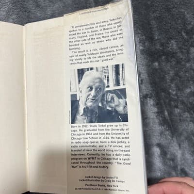 The Good War - An Oral History of World War Two, Studs Terkel, 1984, HC/DJ - Thumbnail 6