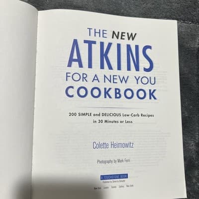 New Atkins for a New You Cookbook : 200 Simple and Delicious Low-Carb Recipes - Thumbnail 3