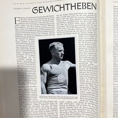 This is a 1936 Olympic Games publication, Volume 1, for the Winter Games preview - Thumbnail 8
