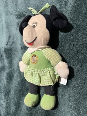 Vintage Knickerbocker Minnie Mouse Plush Toy From The 1970s. 9" - Thumbnail 2