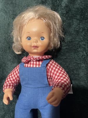 Vintage Ideal Kit Doll with Cloth Body and Plastic Limbs. Circa 1984. Very Nice - Thumbnail 2