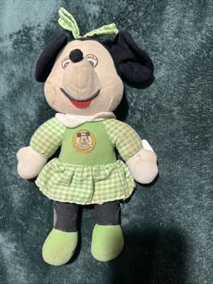 Vintage Knickerbocker Minnie Mouse Plush Toy From The 1970s. 9" - Thumbnail 4